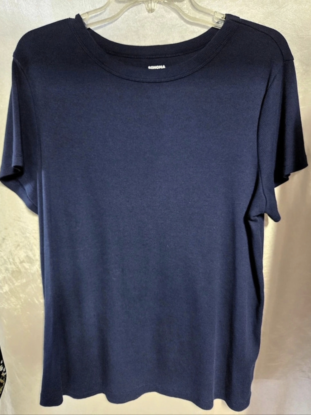 Sonoma Short Sleeve Top in Blue Size 1X Like New